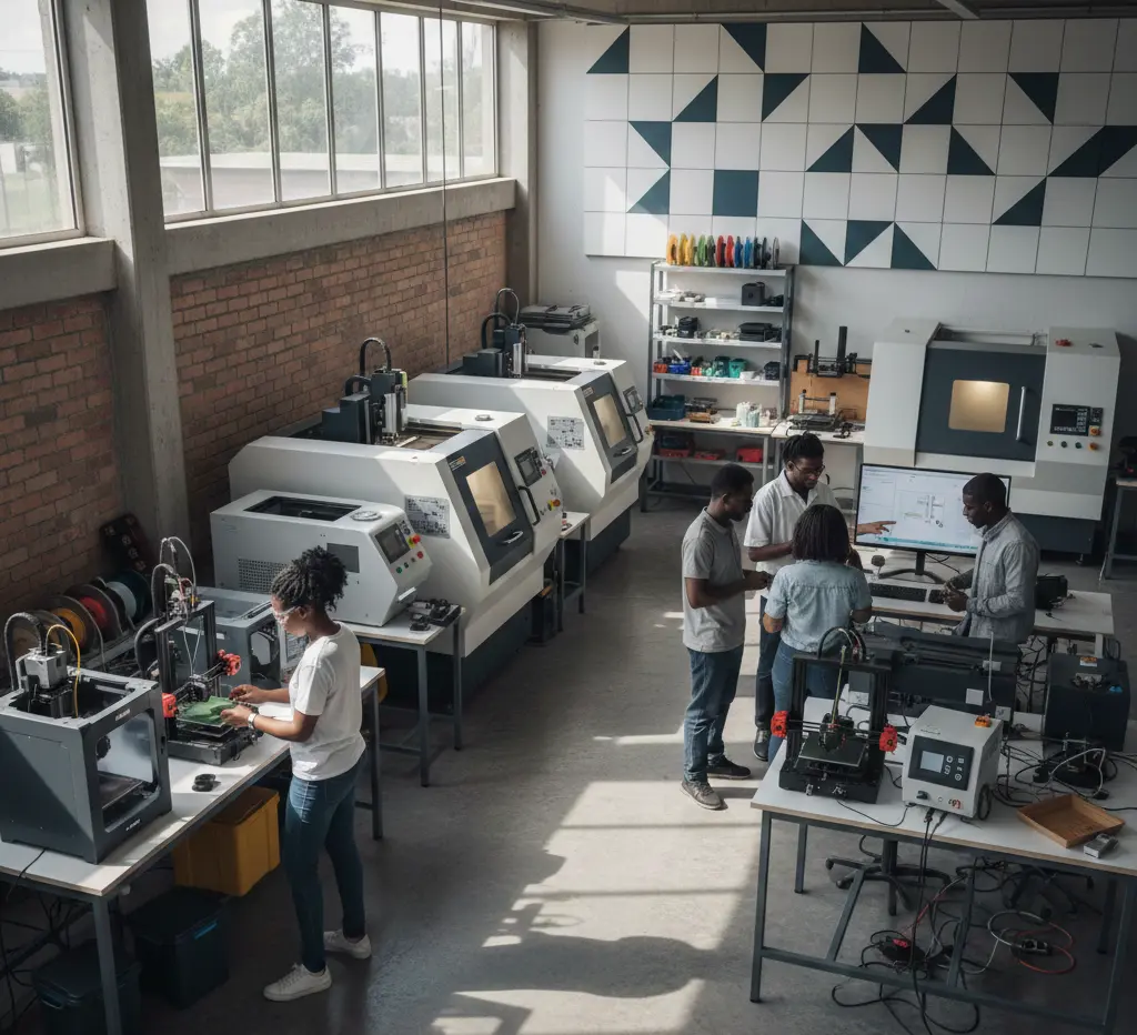 Modern Fabrication lab in Africa.png